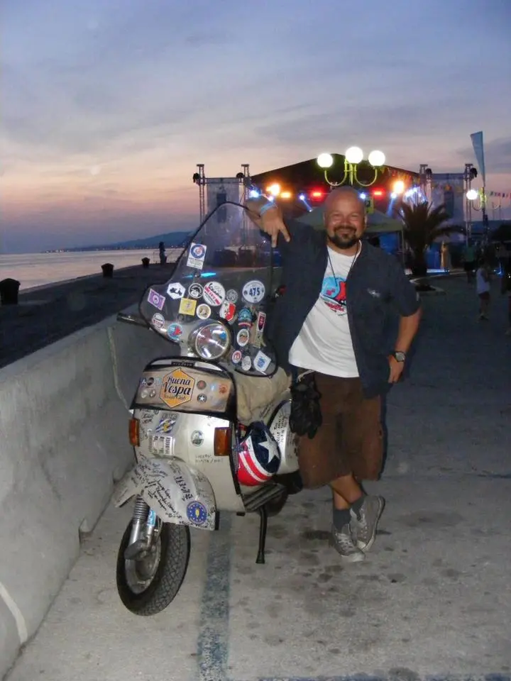 Markus André Mayer at Vespa World Days Biograd na Moru Croatia 2015