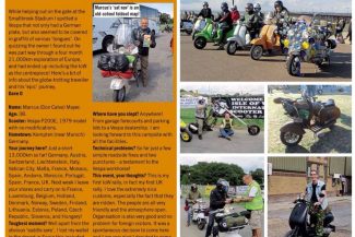 News Article about Markus Andre Mayer at IOW 2014 in Scootering Magazine