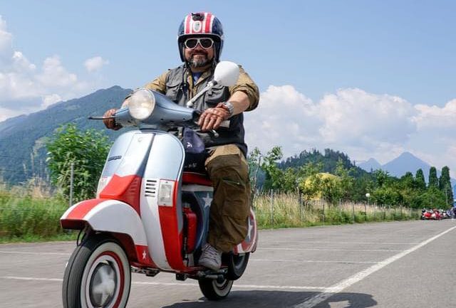 Markus Mayer on Cap10 at Vespa World Days Interlaken